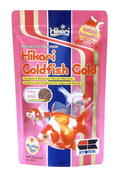 Hikari Goldfish Gold - Color Enhancing Daily Diet For Improving The Beauty Of Your Goldfish & Koi