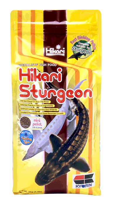 Hikari Sturgeon Specialists' Fish Food Fast Sinking Mini Pellet Complete Nutrition For Sturgeon