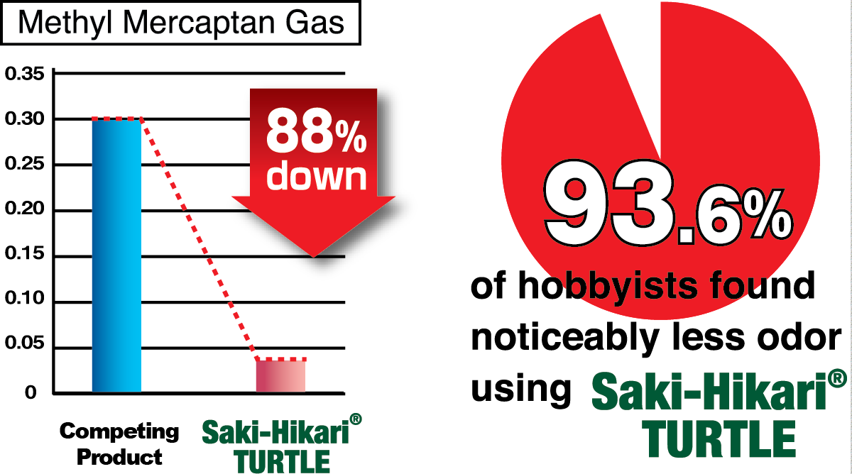 SakiHikari-TURTLE-infographic-turtle-tank-smell Saki-Hikari Turtle