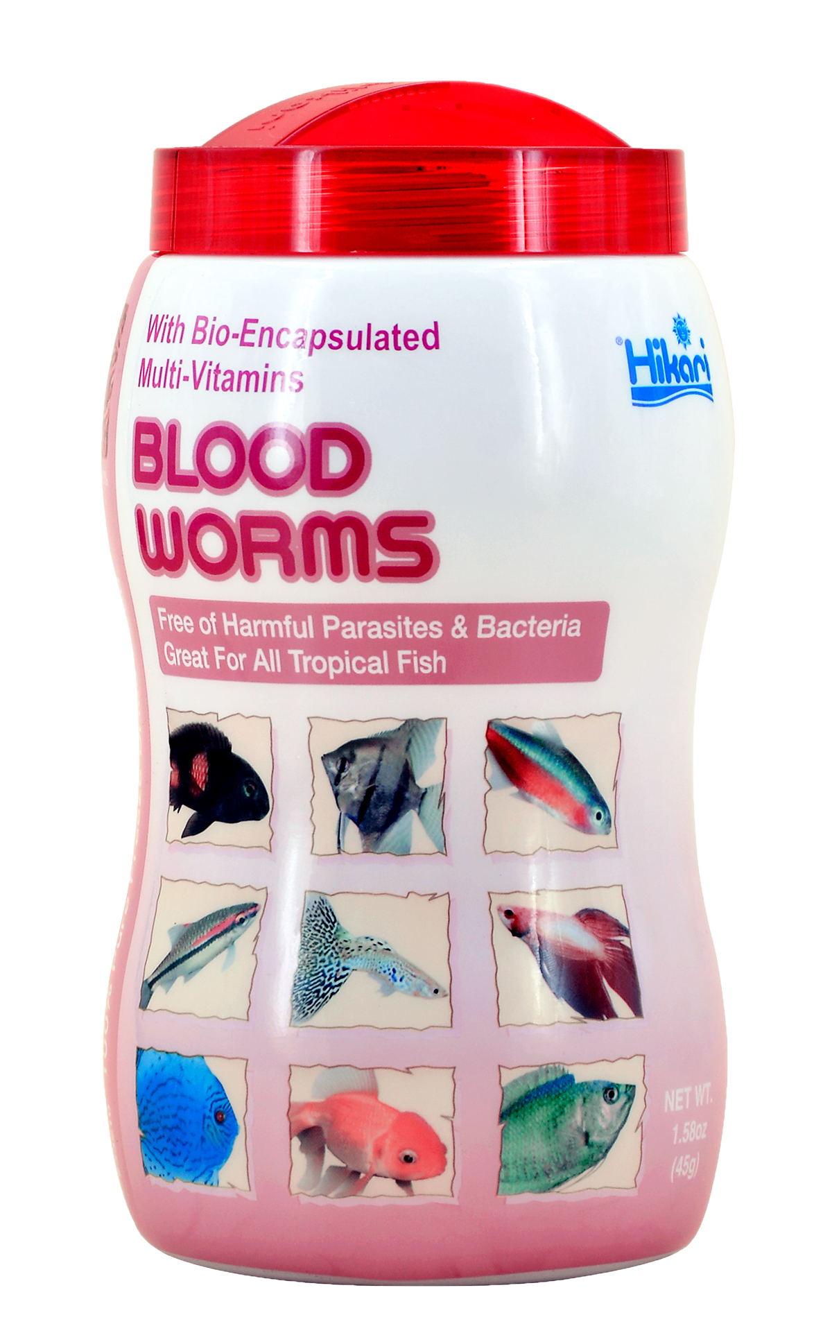 Hikari Frozen Blood Worm Sheet 16oz - Pet Paradise