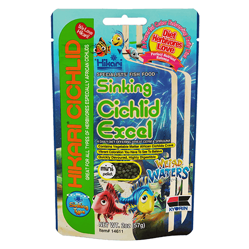 Dainichi Cichlid Veggie FX Sinking Pellets – 500g, 3mm, Small Pellet For African Cichlids
