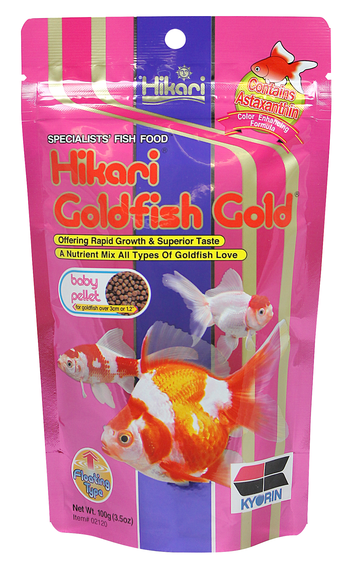 Aliment complet pour poissons japonais Goldfish Gold Japan : 250 ML