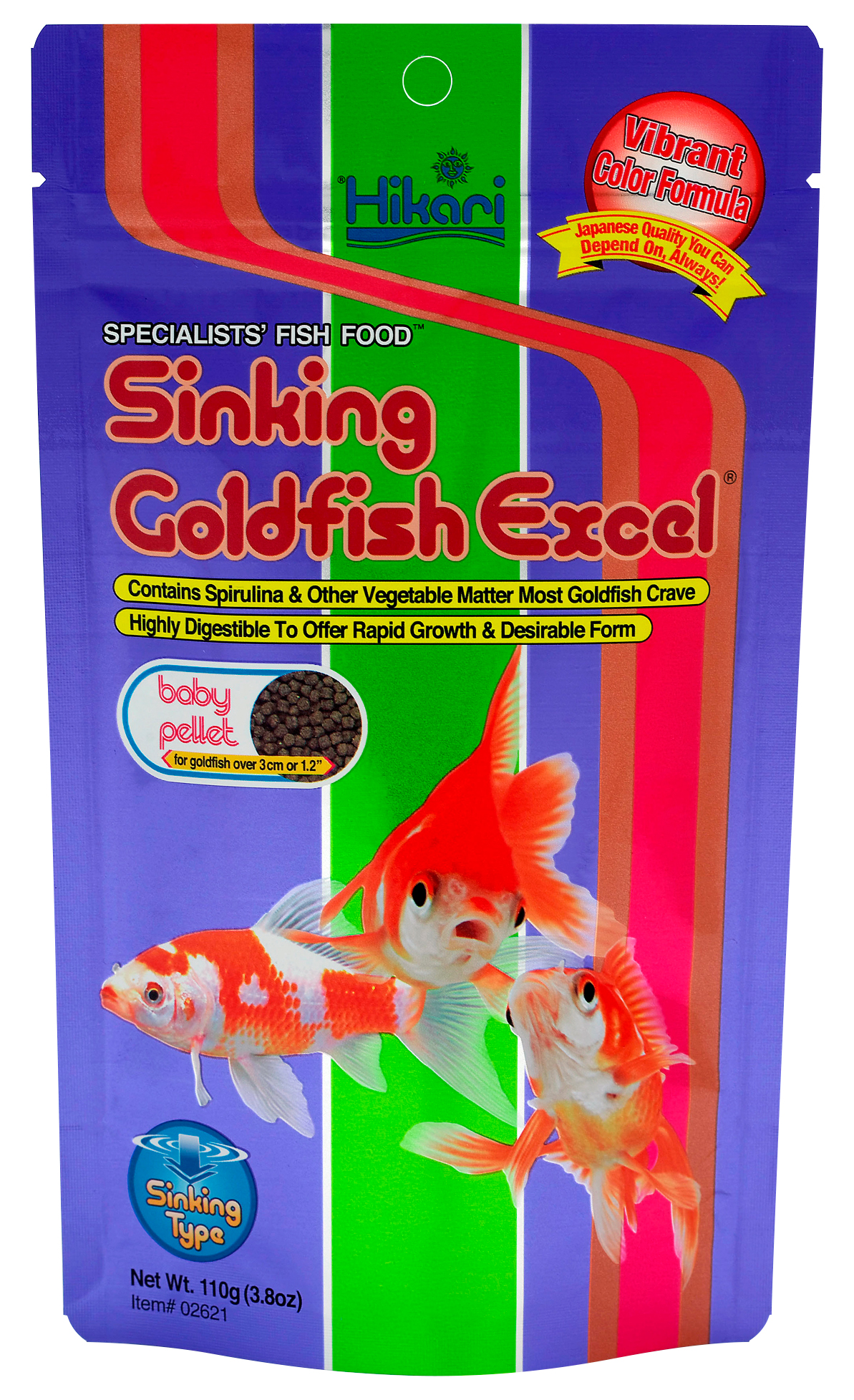 Sinking Goldfish Excel Hikari Sales USA