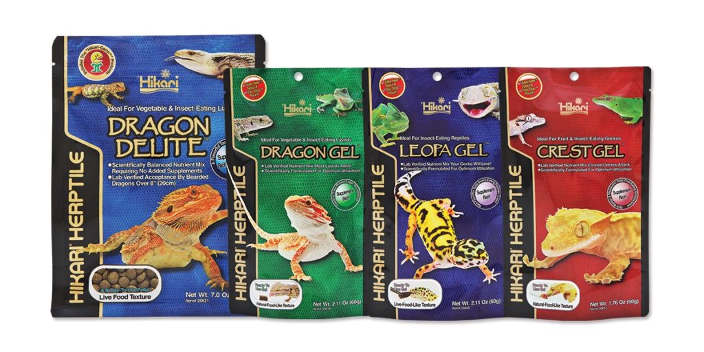 Hikari Sales USA fish and reptile foods showing reptile food